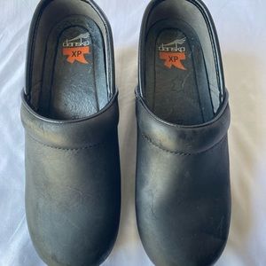 Dansko XP Black Clogs
